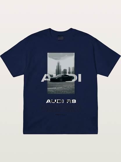 Audi R8 City Night Graphic Gildan T-shirt