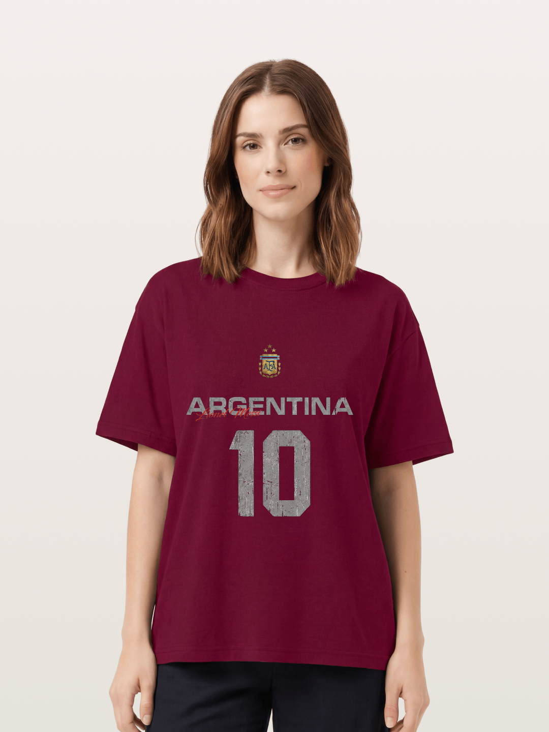 Argentina Messi 10 Retro Gildan T-shirt