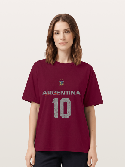 Argentina Messi 10 Retro Gildan T-shirt