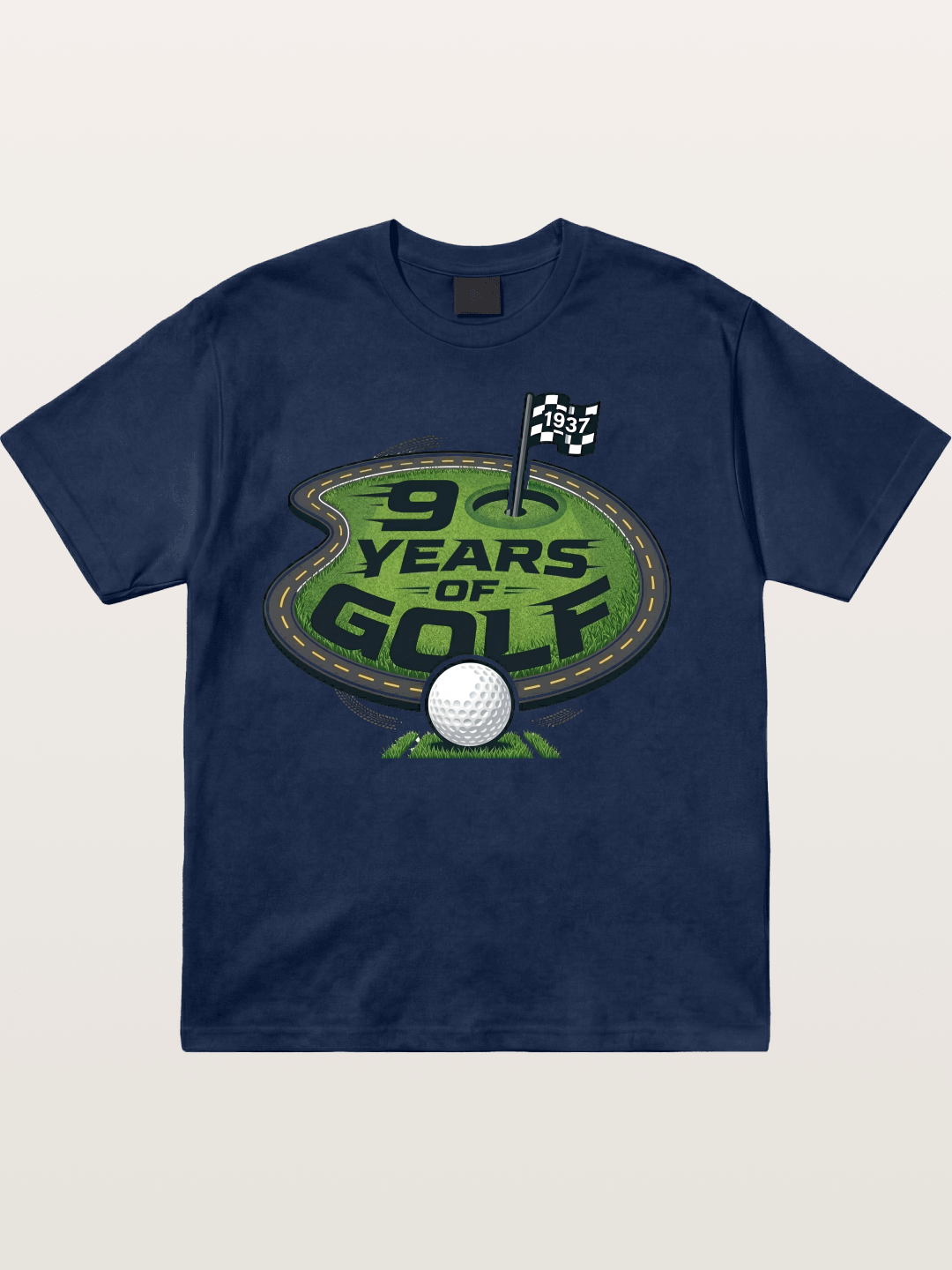 90 Years Golf Cotton T-shirt