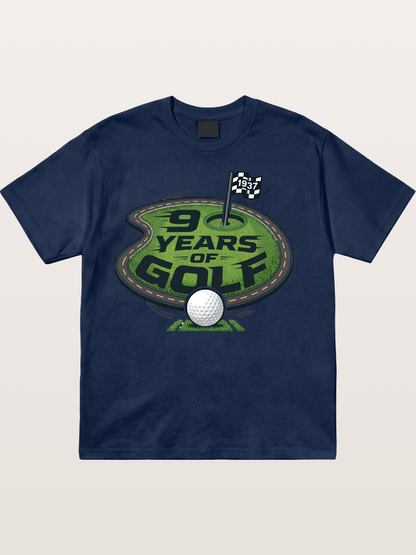90 Years Golf Cotton T-shirt