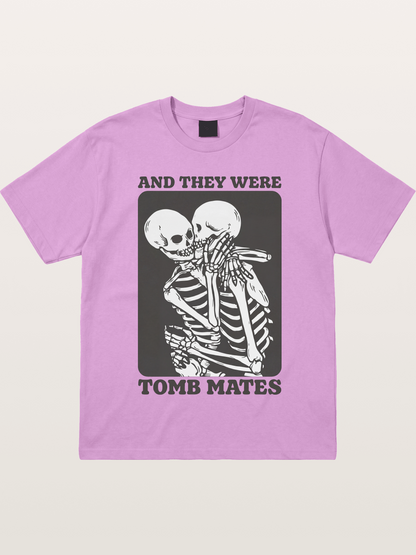 Tomb Mates Skeleton Couple Pride Gildan T-shirt