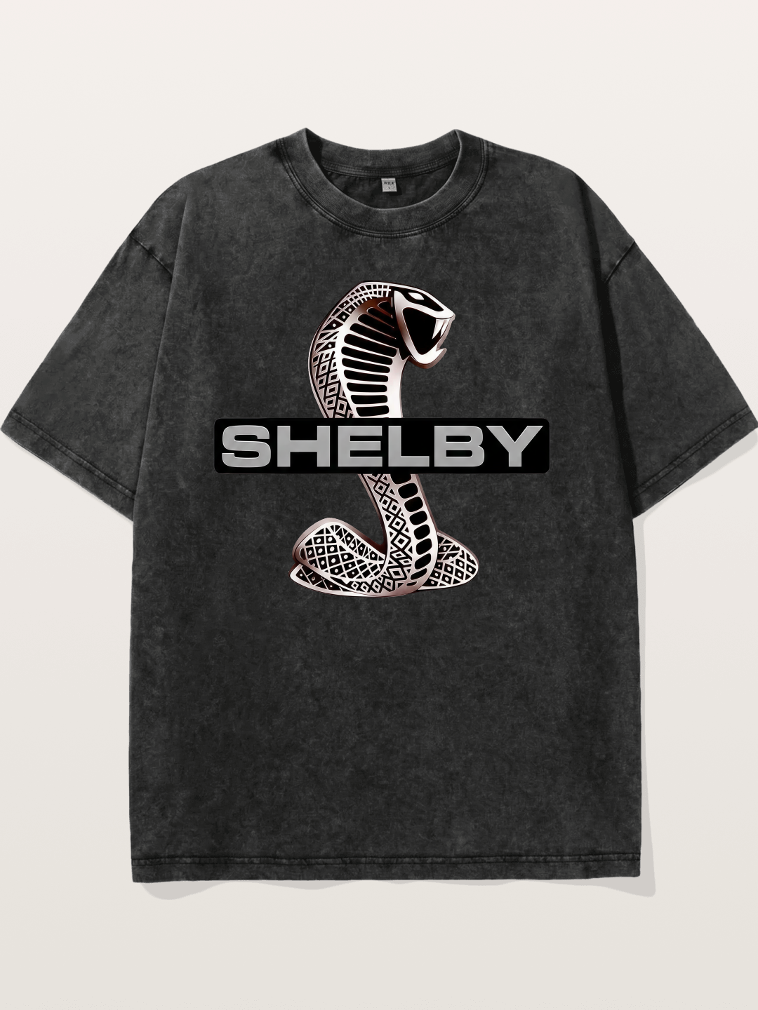 Shelby Cobra Logo Artwork Washed T-shirt