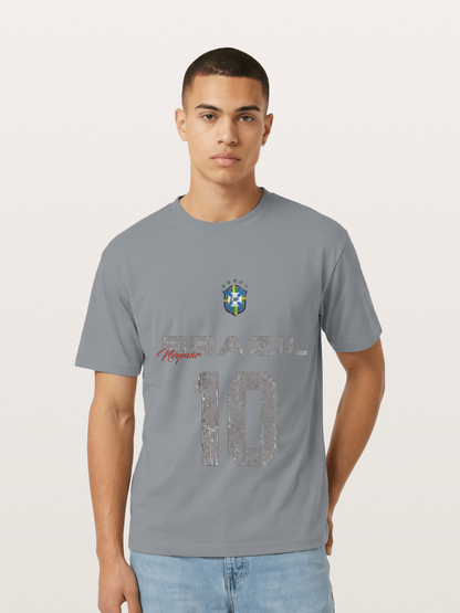 Brazil Neymar 10 Vintage Gildan T-shirt
