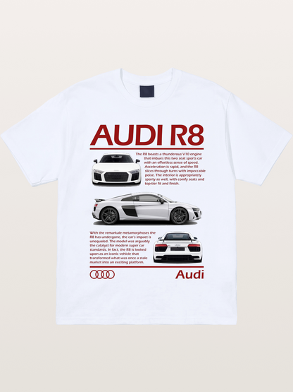 Audi R8 Multi Angle Showcase Gildan T-shirt