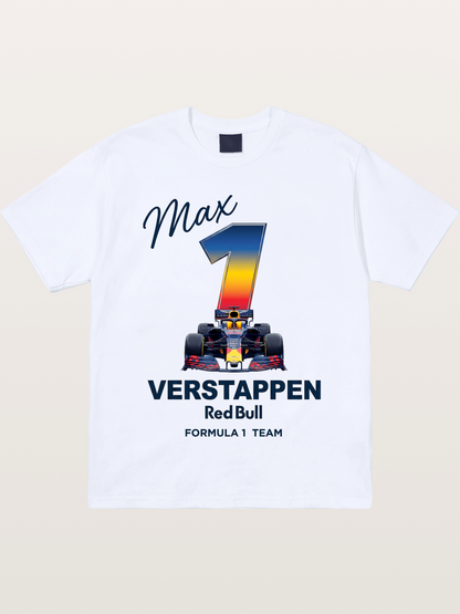 Max Verstappen Red Bull 1 Print Gildan T-shirt