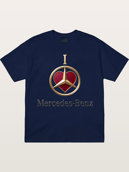 Mercedes Love Logo Art Gildan T-shirt