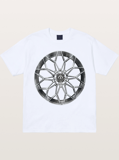 Lamborghini Multi-Spoke Alloy Wheel Gildan T-shirt