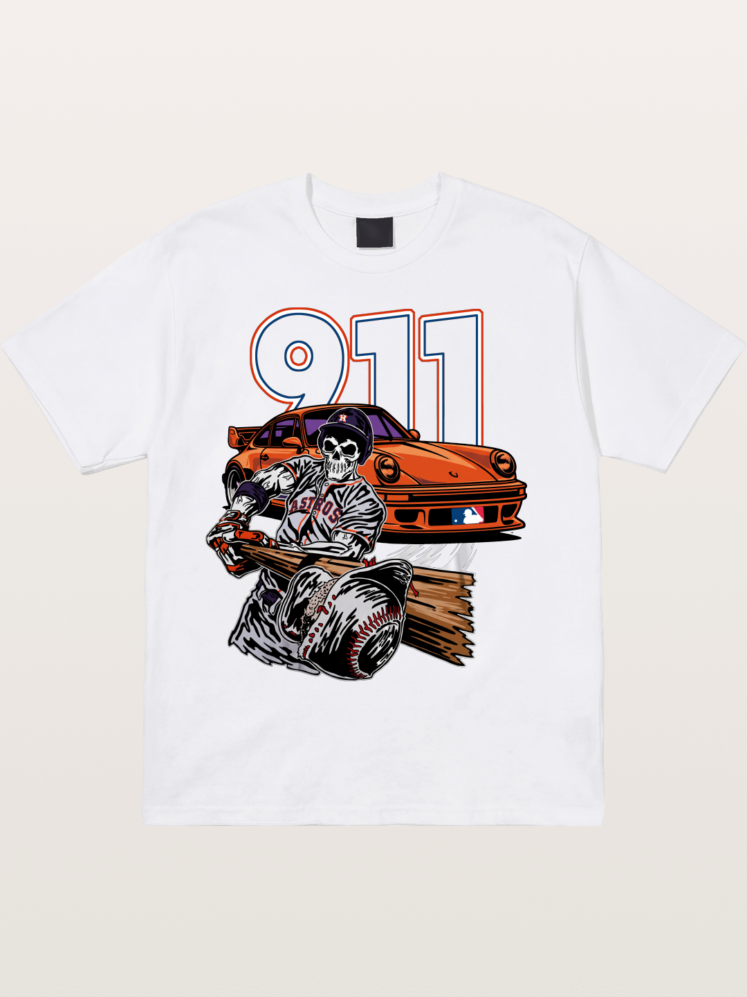 Skull Slugger Cotton T-shirt