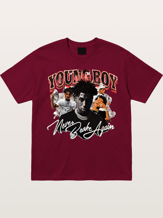 YoungBoy NBA Collage Graphic Gildan T-shirt