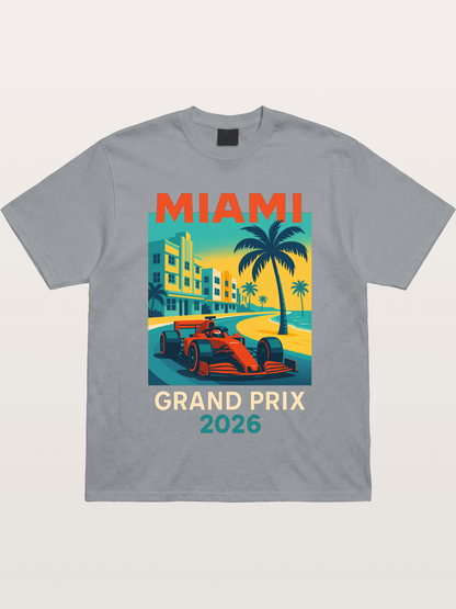 Miami Retro Race Vibes Gildan T-shirt