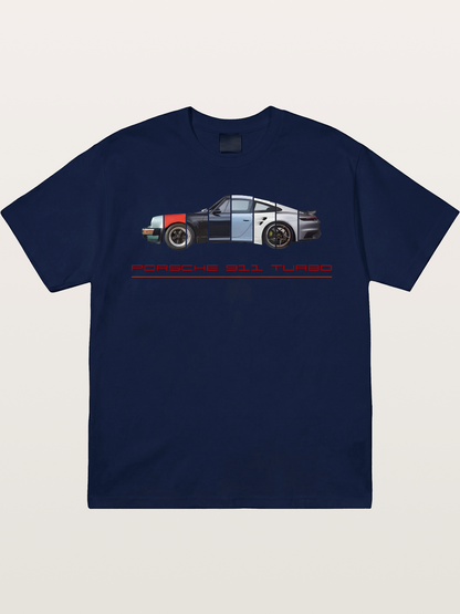 Porsche 911 Turbo Split Sections Gildan T-shirt