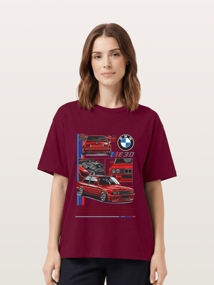 BMW E30 Multi Angle Collage Gildan T-shirt
