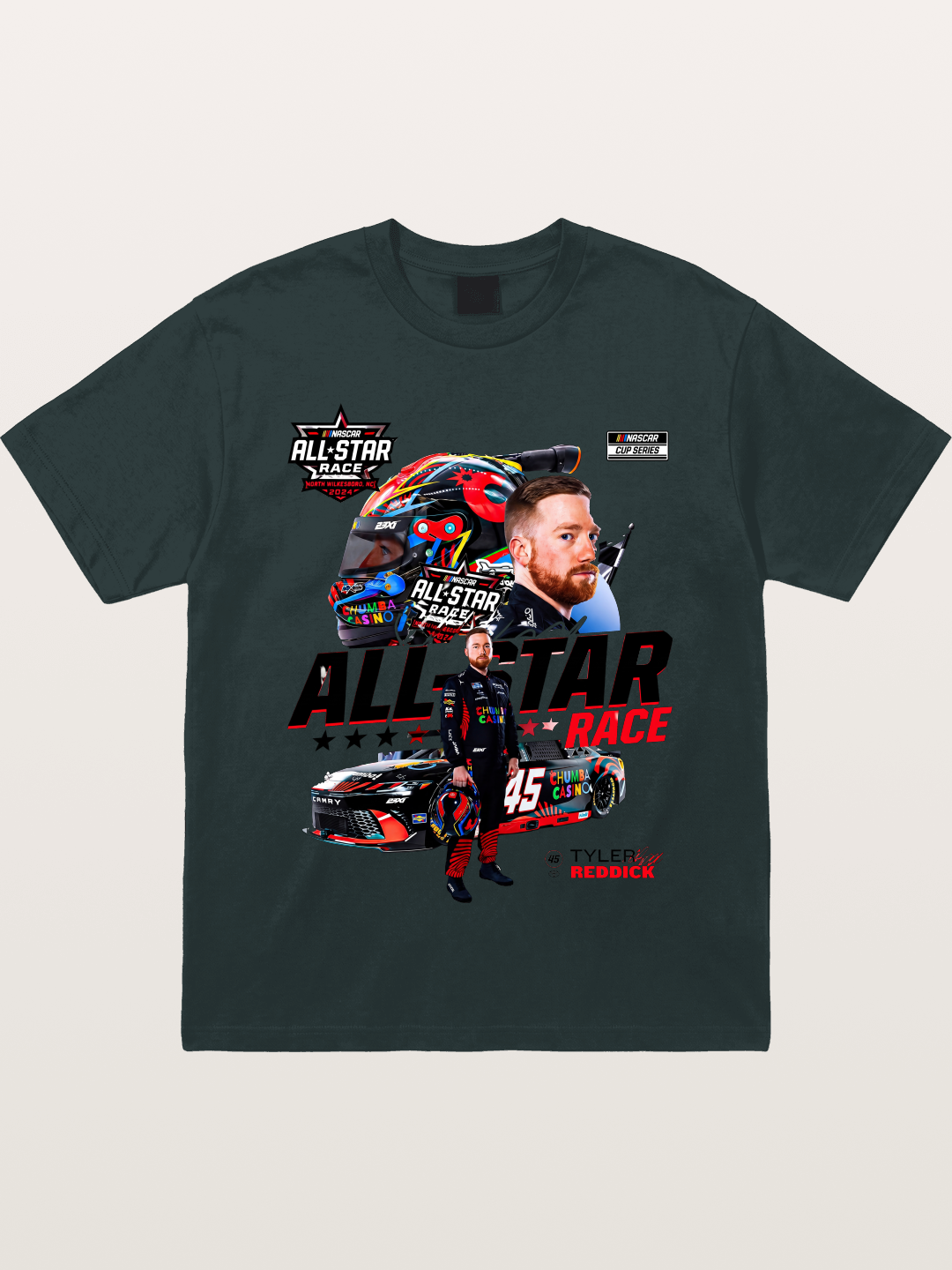 Tyler Reddick All-Star Race Art Gildan T-shirt