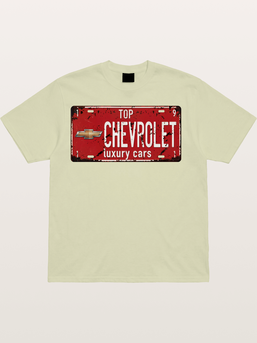 Chevrolet License Plate Cotton T-shirt