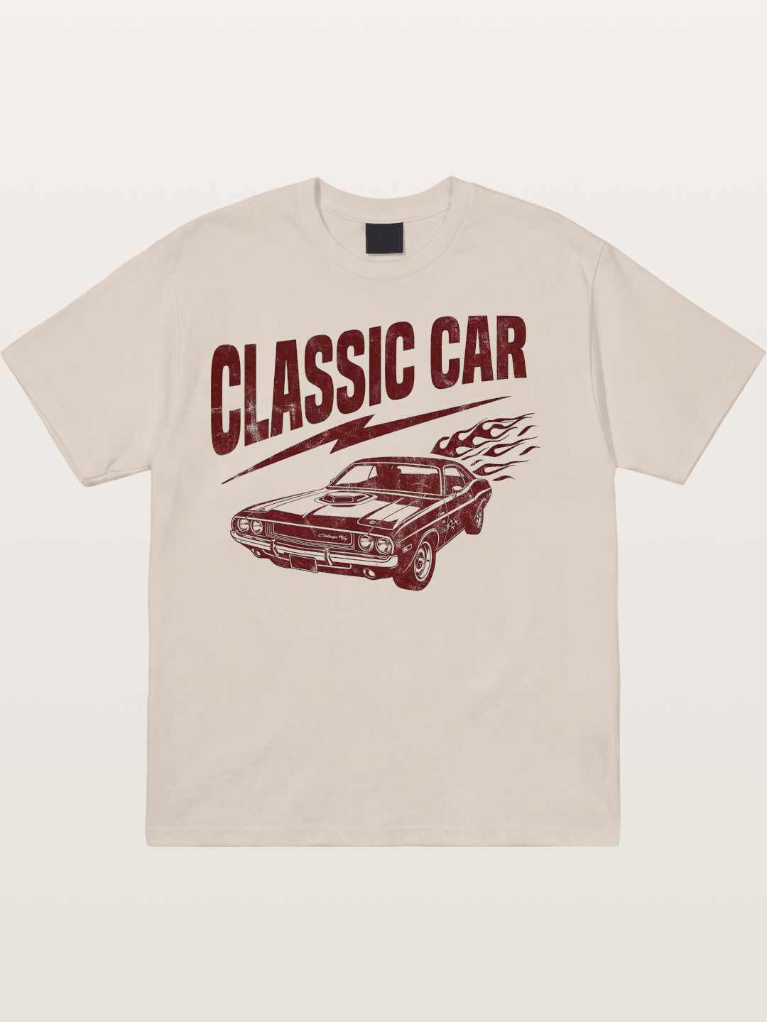 Classic Car Run Cotton T-shirt