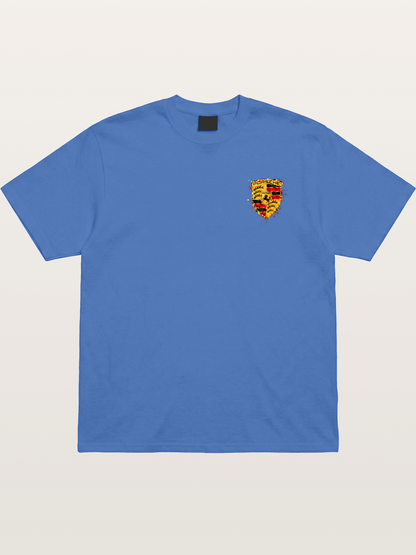 Porsche Splash Crest Design Gildan T-shirt