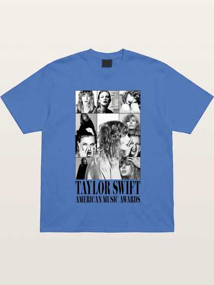 Taylor Swift AMA Collage Print Gildan T-shirt