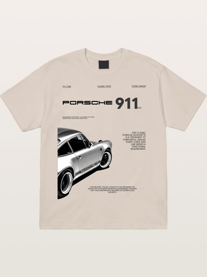 1973 911 Classic Profile Art Cotton T-shirt