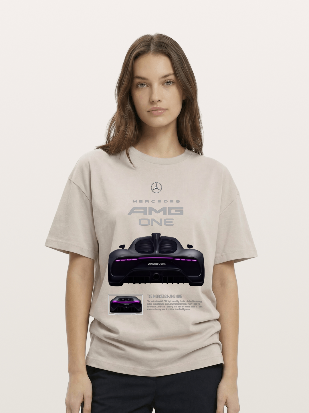 AMG One Purple Taillight Cotton T-shirt
