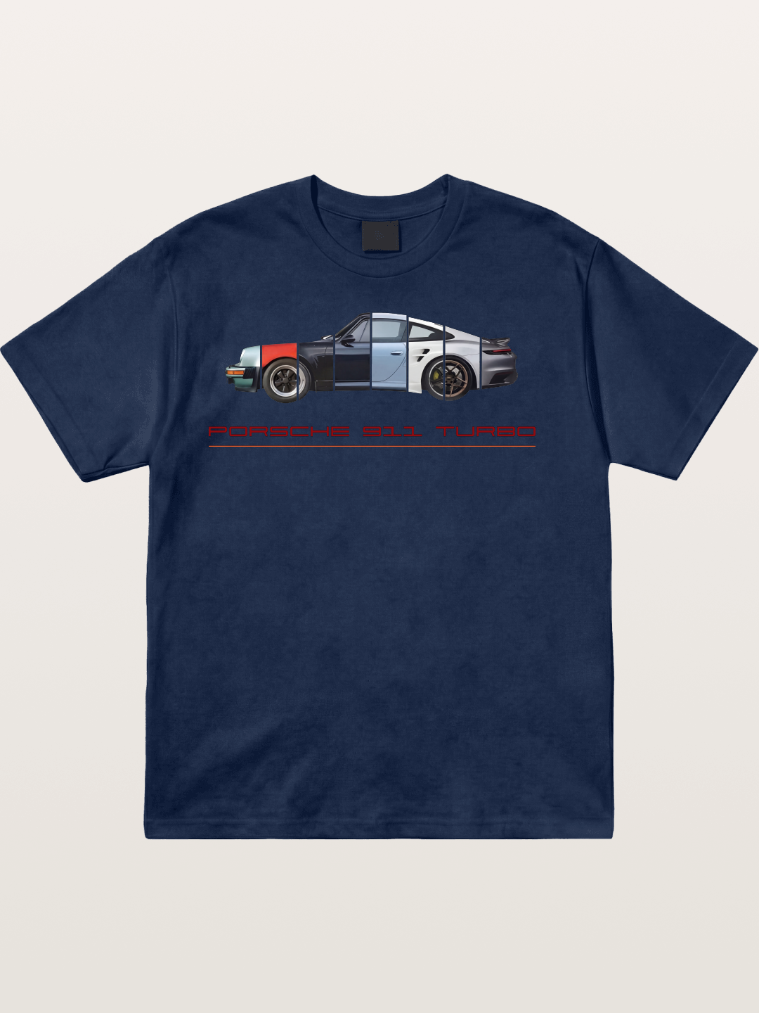 Porsche 911 Turbo Split Sections Cotton T-shirt