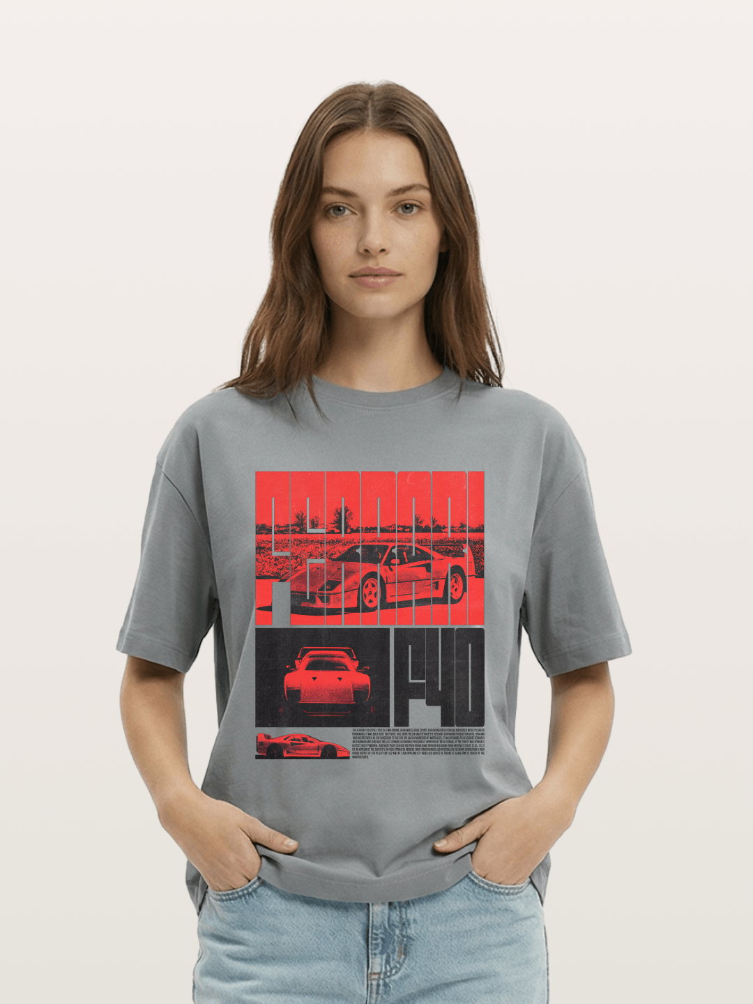 Red F40 Gildan T-shirt