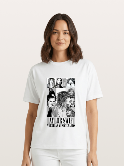 Taylor Swift AMA Collage Print Gildan T-shirt