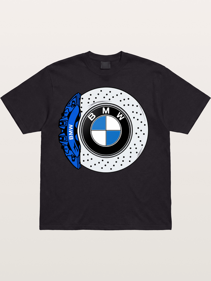 BMW Brake Caliper Logo Art Cotton T-shirt