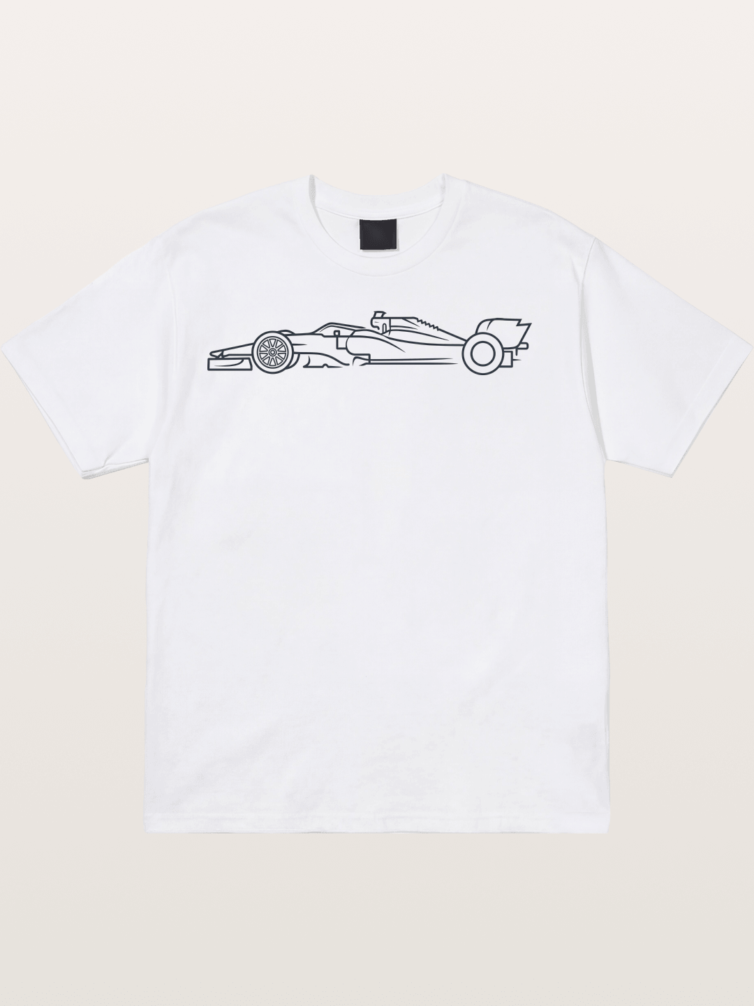 Race Outline Cotton T-shirt