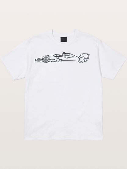 Race Outline Cotton T-shirt