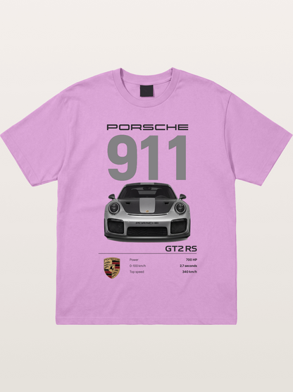 Porsche 911 GT2RS Front View Specs Gildan T-shirt