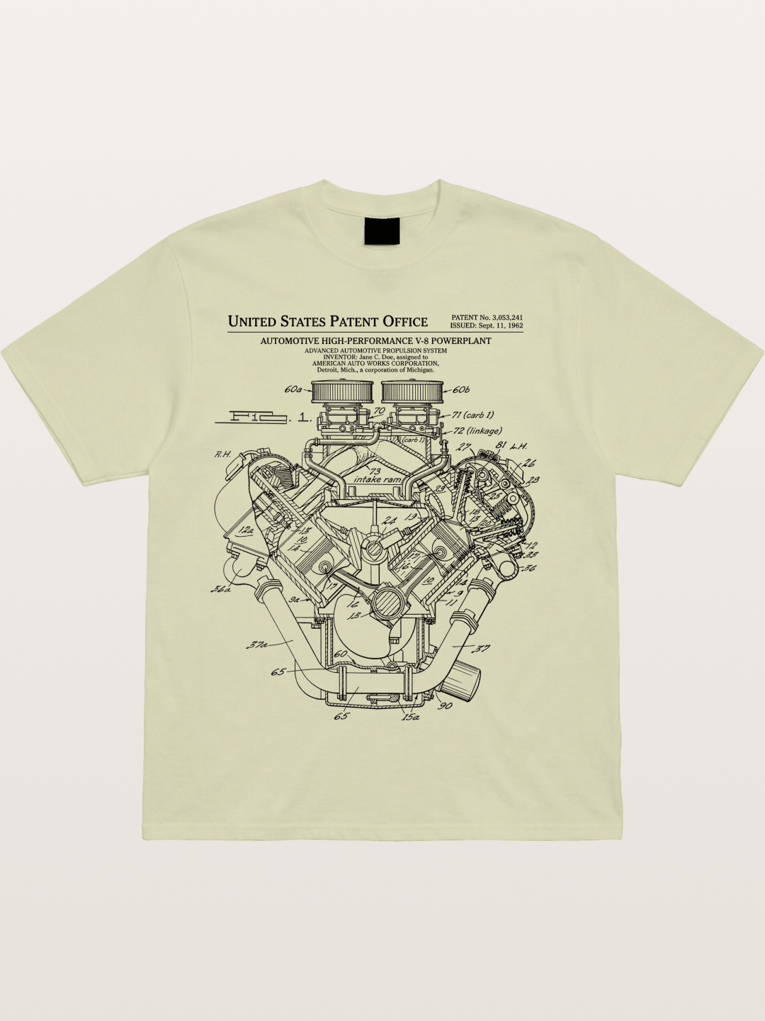 V8 Powerplant Cotton T-shirt