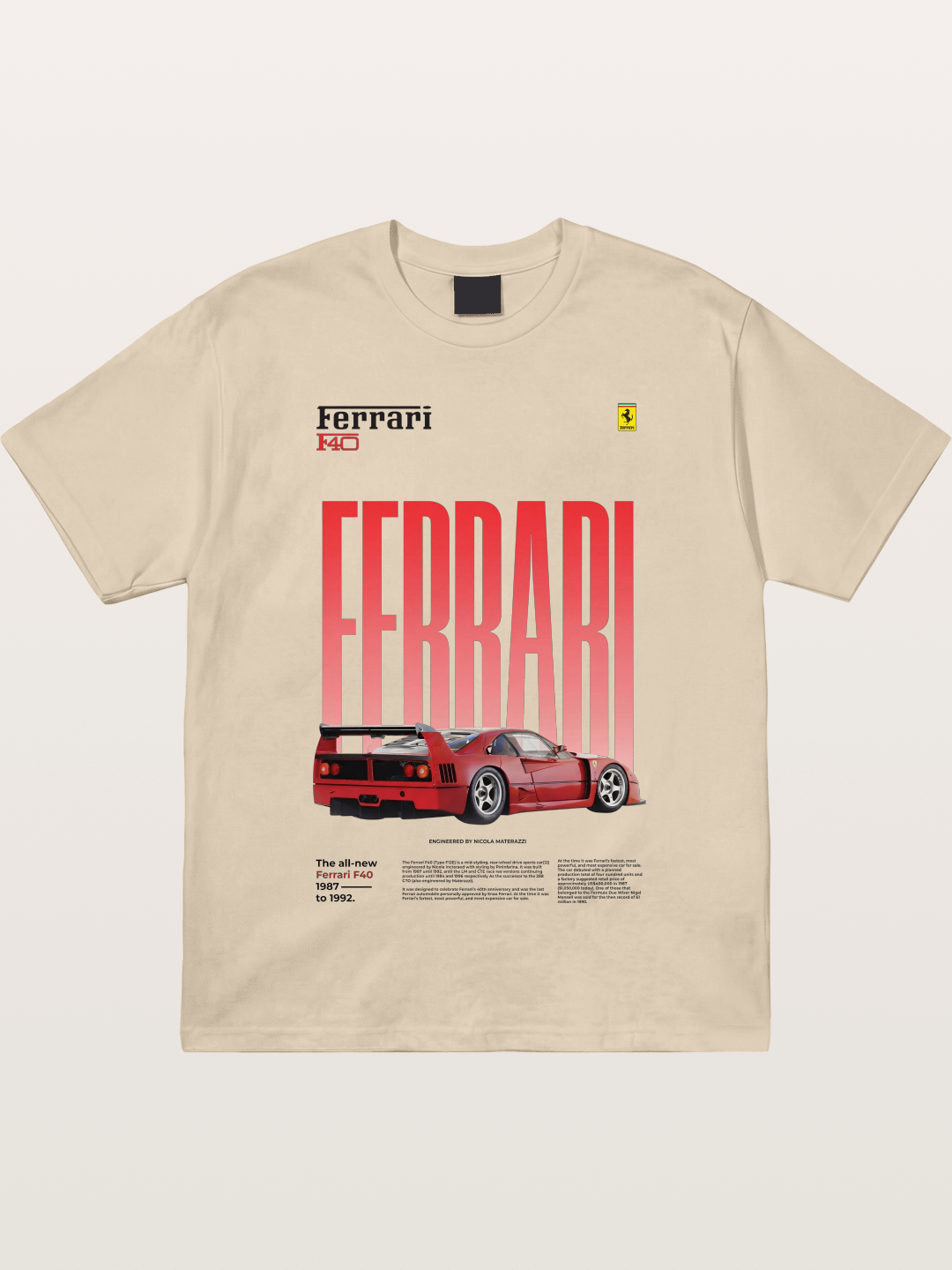 Gradient Red Gildan T-shirt