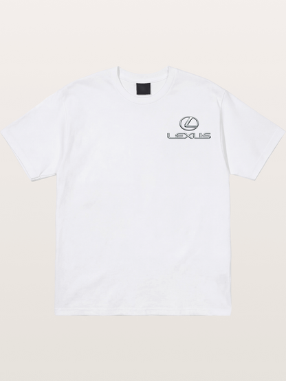 Lexus Silver Logo Badge Cotton T-shirt