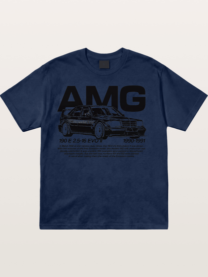 AMG 190E EVO Racing Car Art Cotton T-shirt