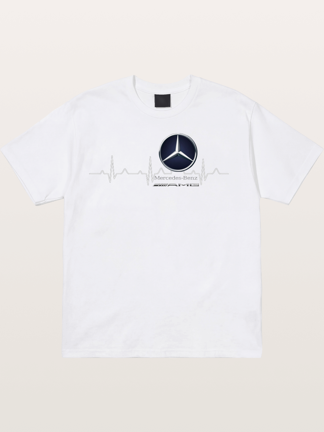 Mercedes Heartbeat Line Cotton T-shirt