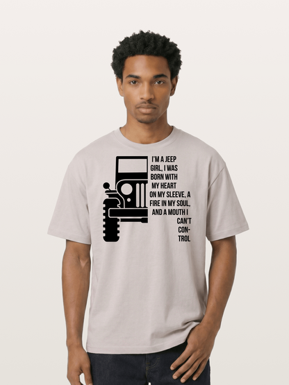 Jeep Girl Cotton T-shirt