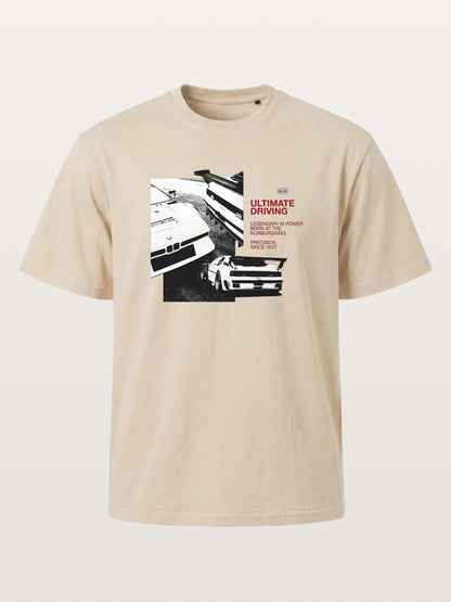Vintage BMW M3 Black White Card Gildan T-shirt