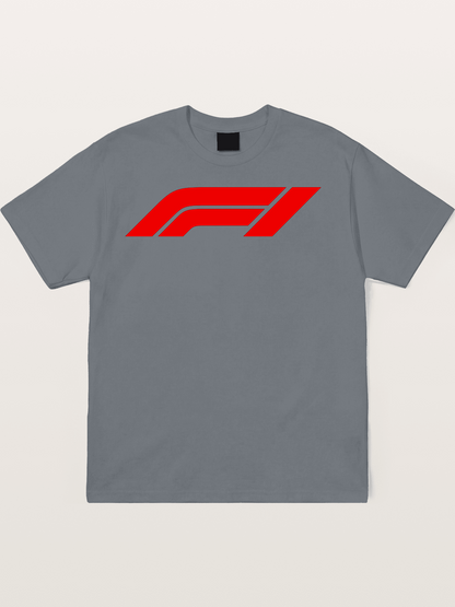 F1 Official Red Logo Cotton T-shirt