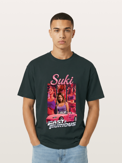 Fast & Furious Pink Crew Gildan T-shirt
