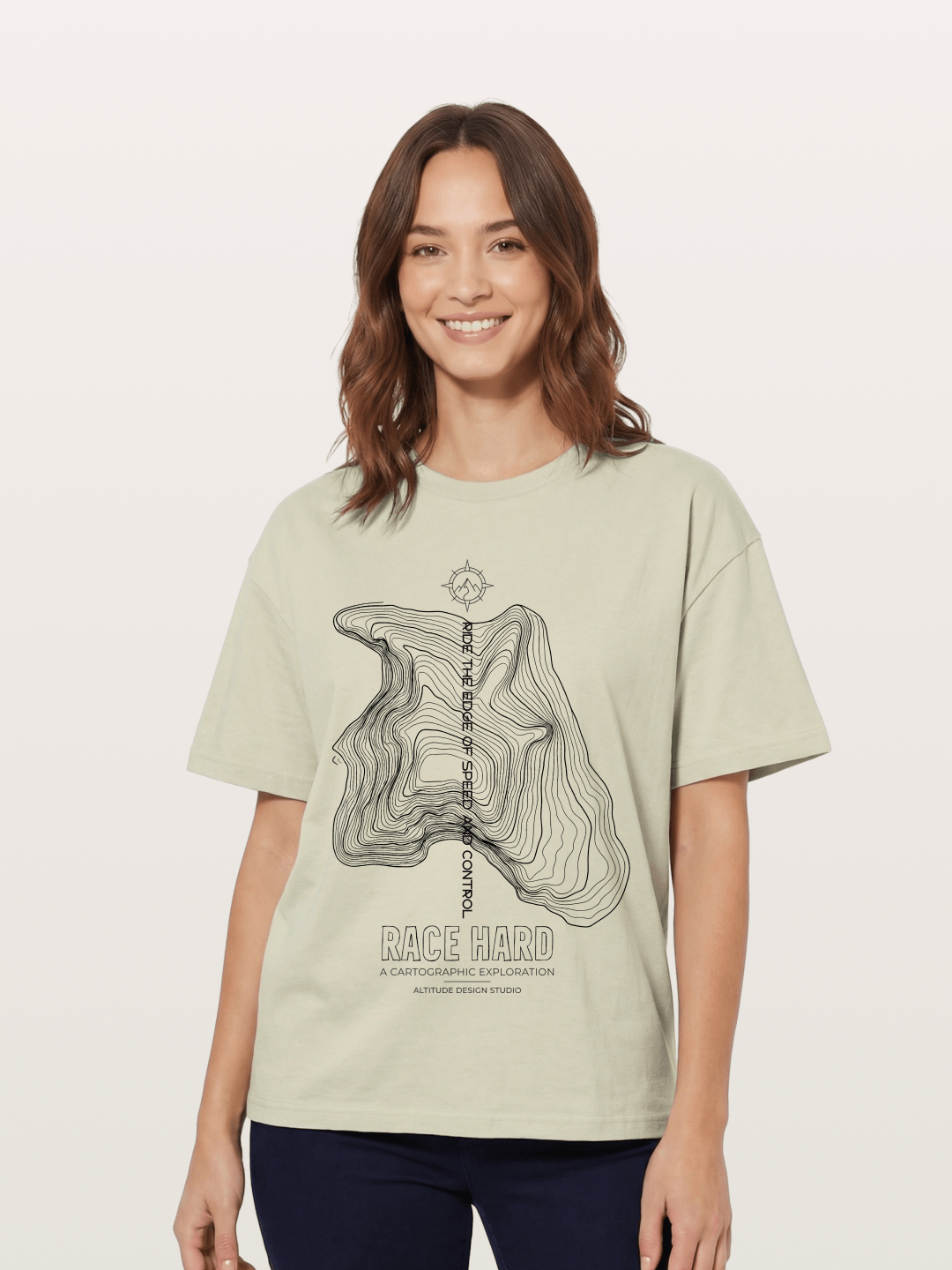 Machined Form Cotton T-shirt