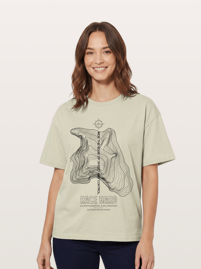 Machined Form Cotton T-shirt