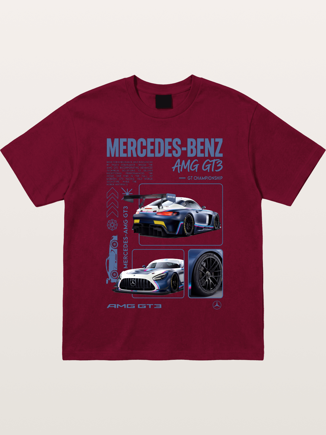 Mercedes AMG GT3 Race Car Gildan T-shirt