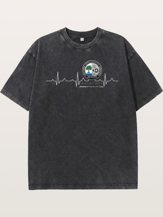 AMG Affalterbach Crest with Pulse Wave Washed T-shirt