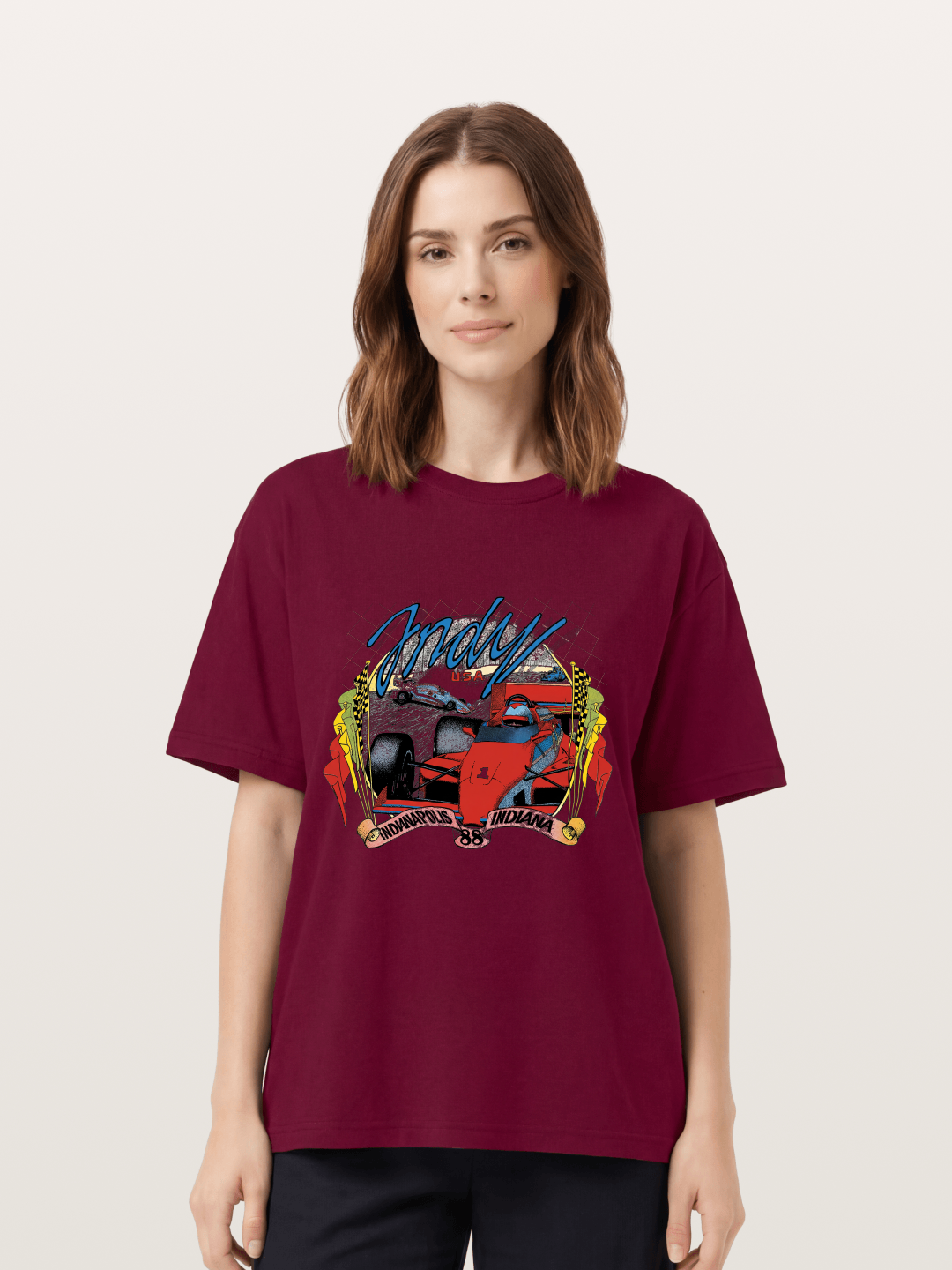 Indy 500 Retro Gildan T-shirt