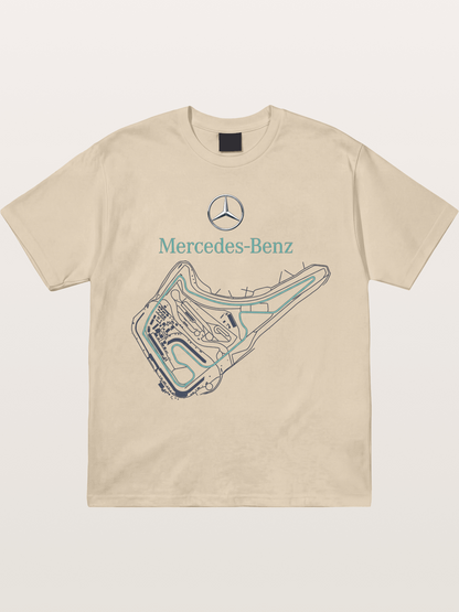 Mercedes Benz Circuit Track Graphic Gildan T-shirt
