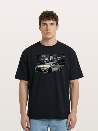 Lexus RC F Overlay Logo Art Cotton T-shirt