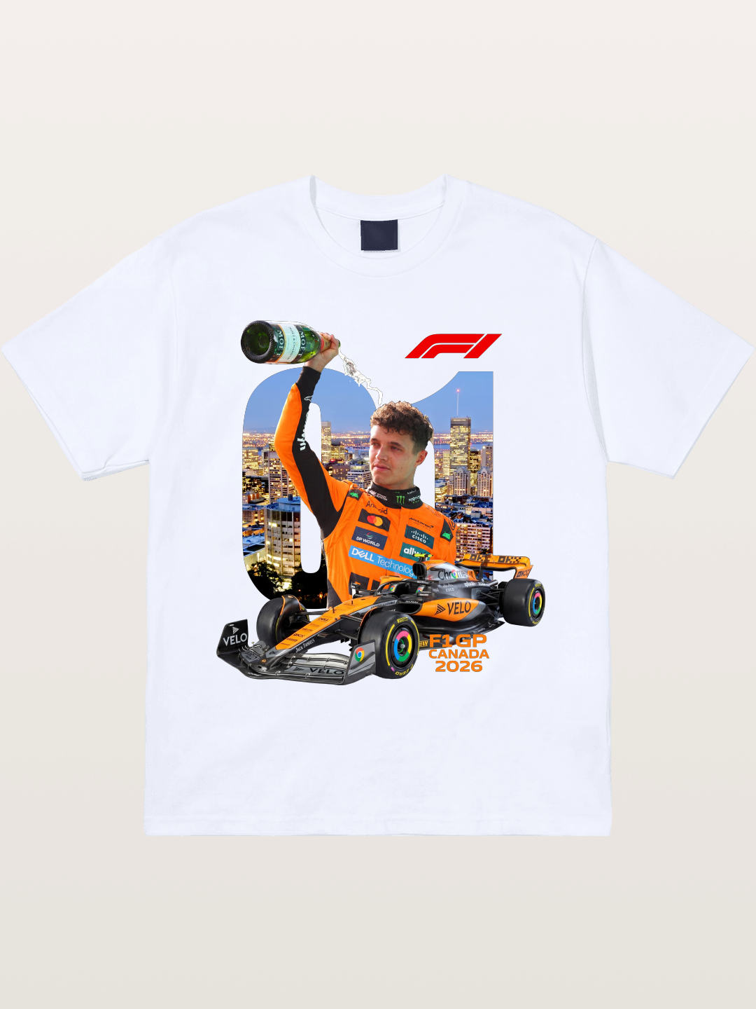 Lando Norris Canada GP 2026 Win Gildan T-shirt