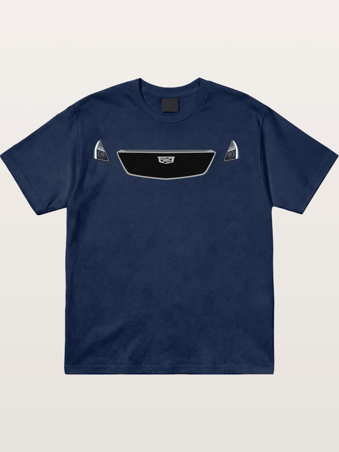 Cadillac Grille and LED Headlights Cotton T-shirt