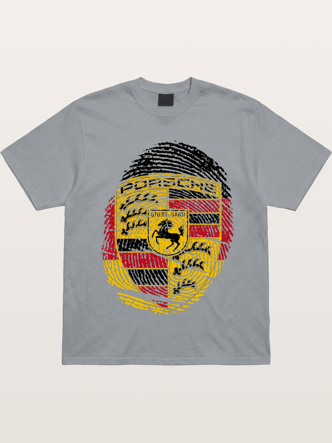 Porsche Crest Fingerprint Gildan T-shirt
